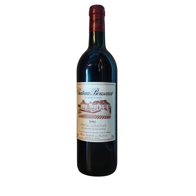 Chateau Bouscaut, Cru Classé, 1986, Pessac Leognan, 75Cl