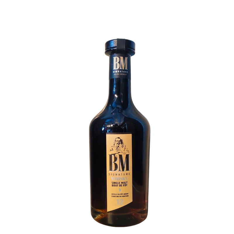 Bm Signature Single Malt 12 Ans Brut De Fut Vieilli En Fut De Vin De Macvin 70 cl 53,34°